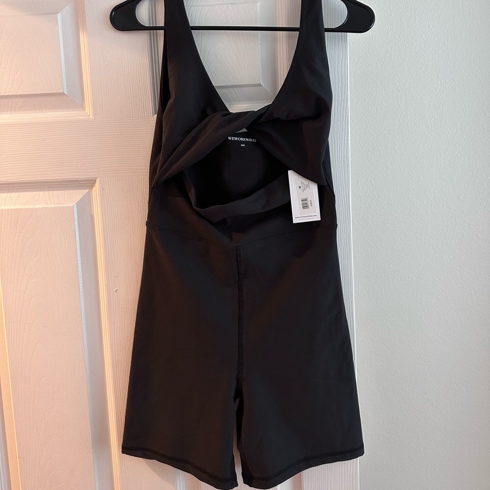 NWT Weworewhat Twist Cutout Bodysuit